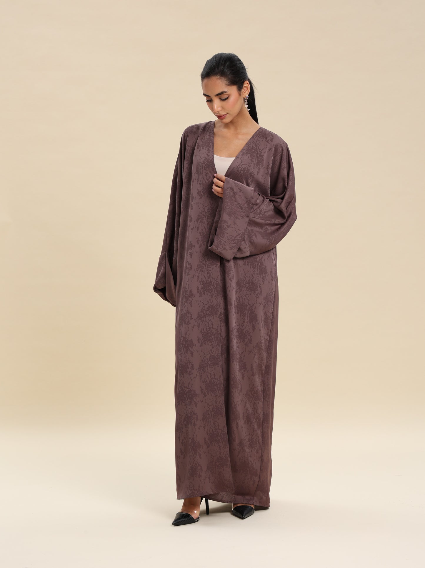 JAQUARD COFFE ABAYA