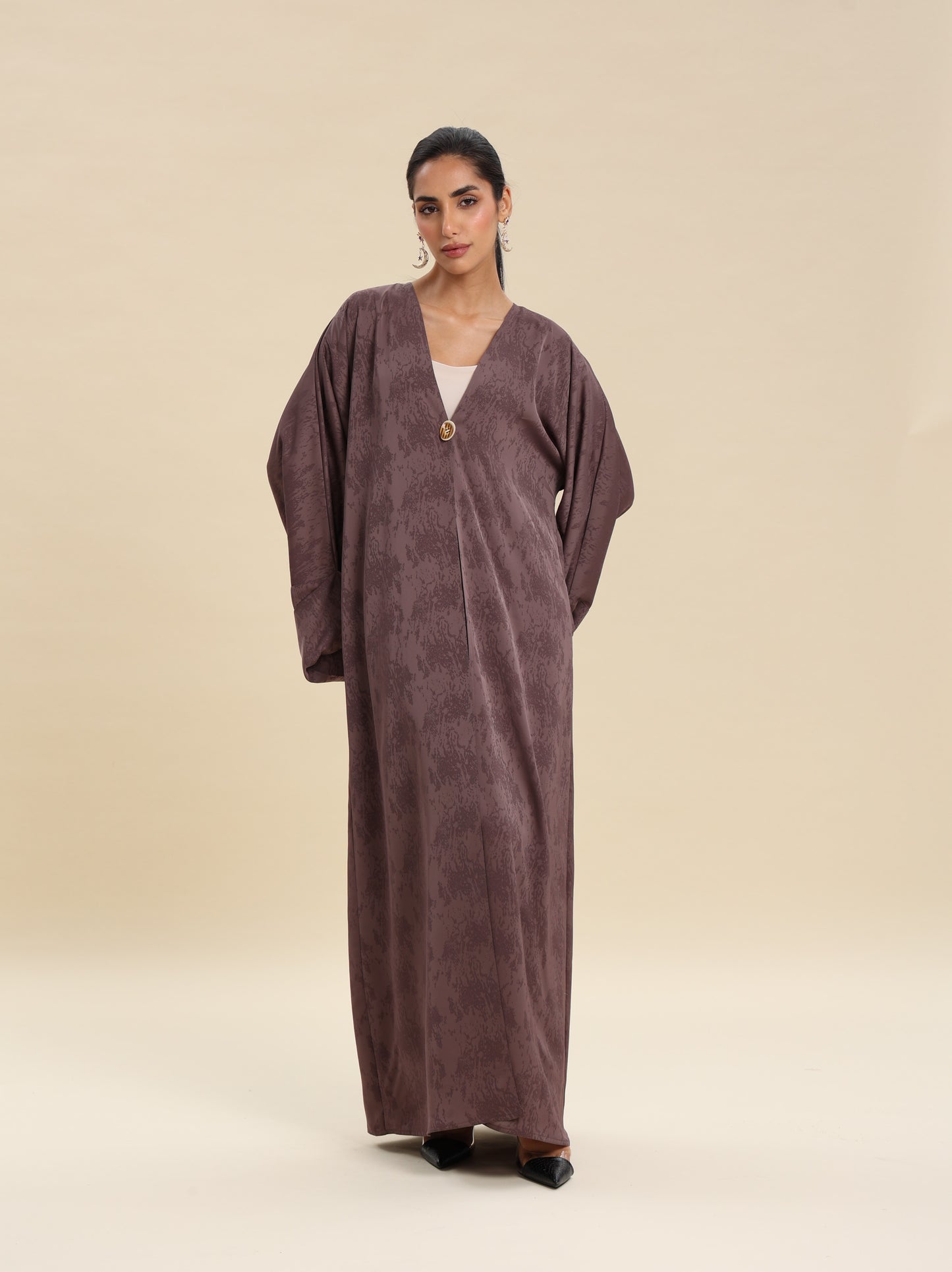JAQUARD COFFE ABAYA