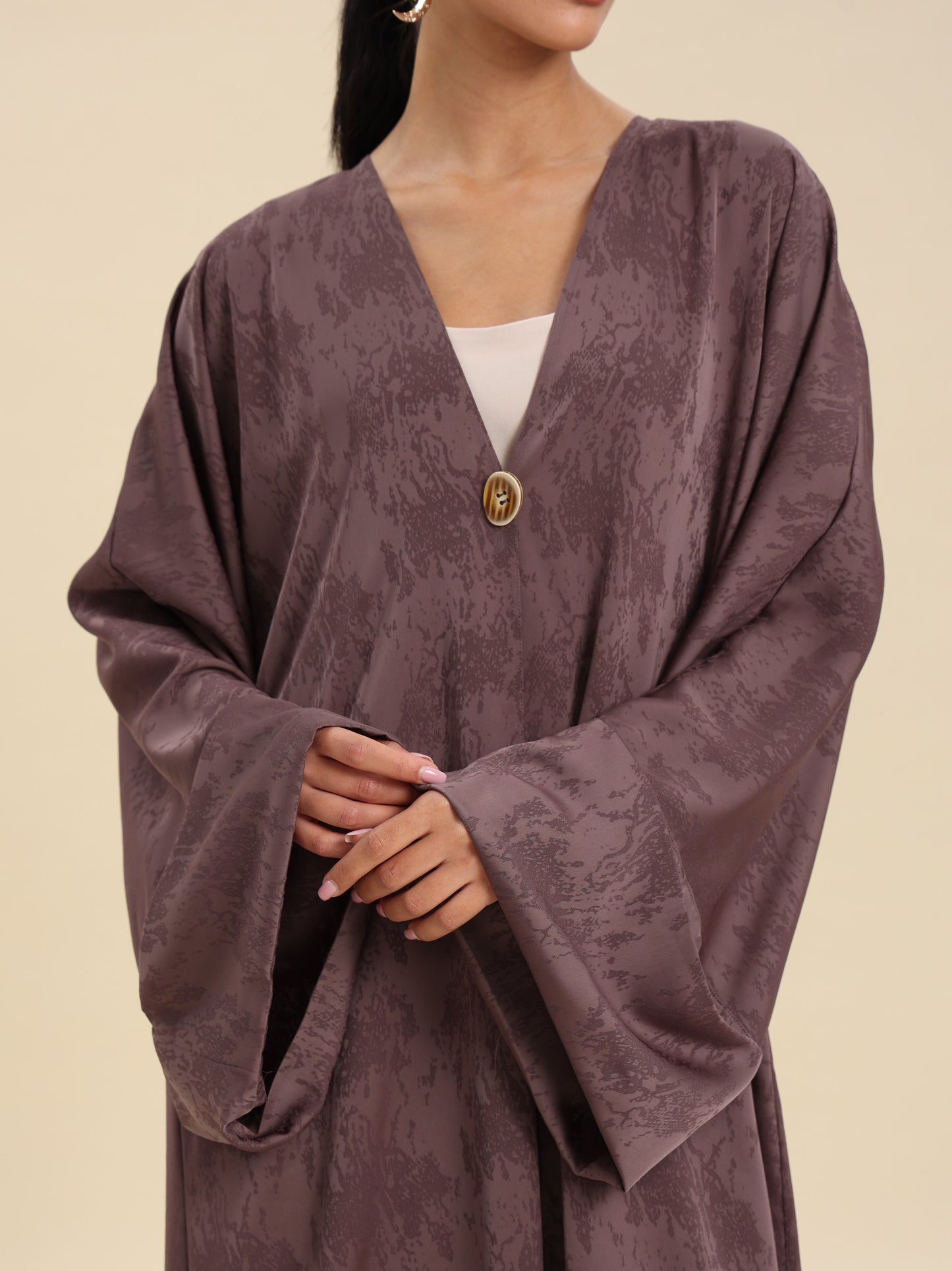 JAQUARD COFFE ABAYA