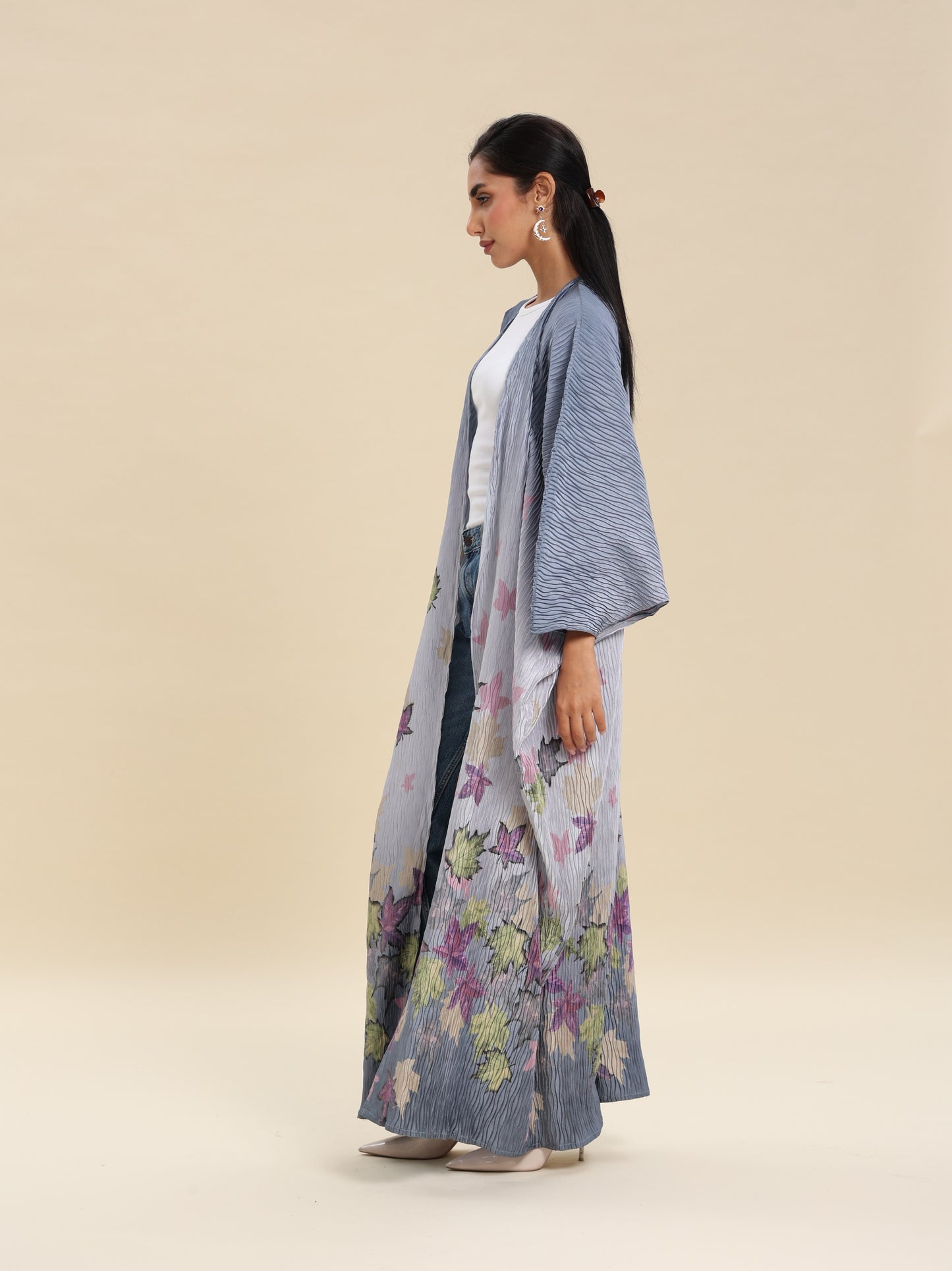 CREASE CREPE BISHT