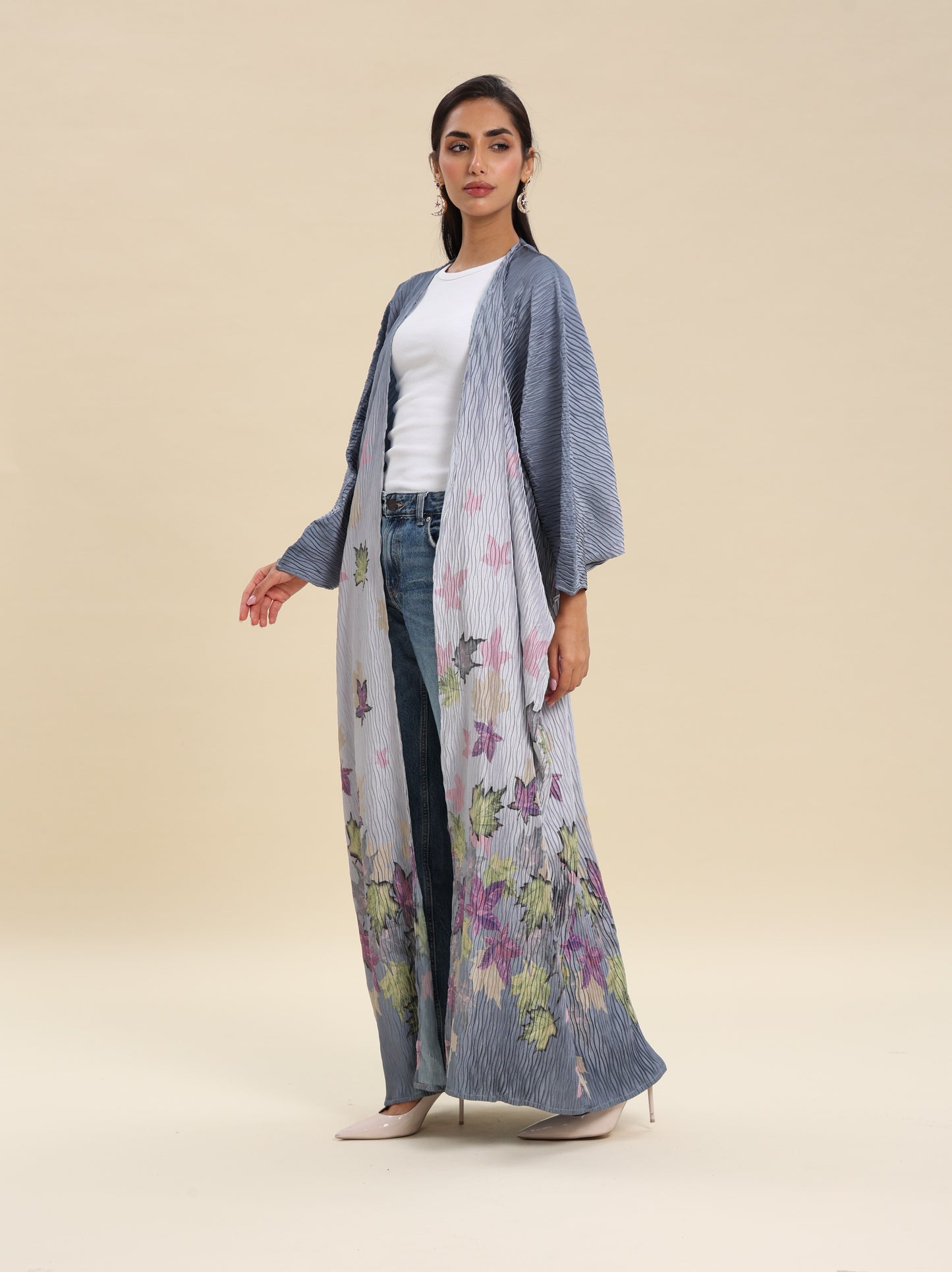 CREASE CREPE BISHT