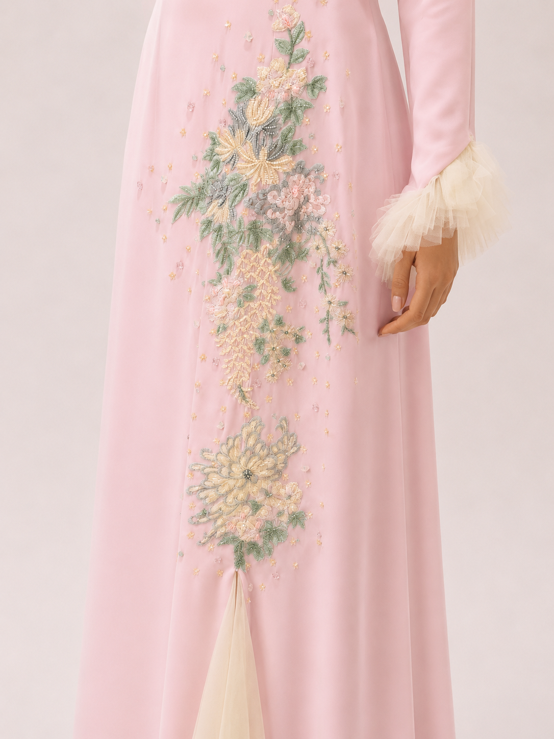 Pink Rich sp dress with yellow details