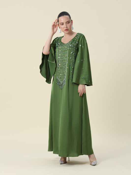 Jallabeya olive green