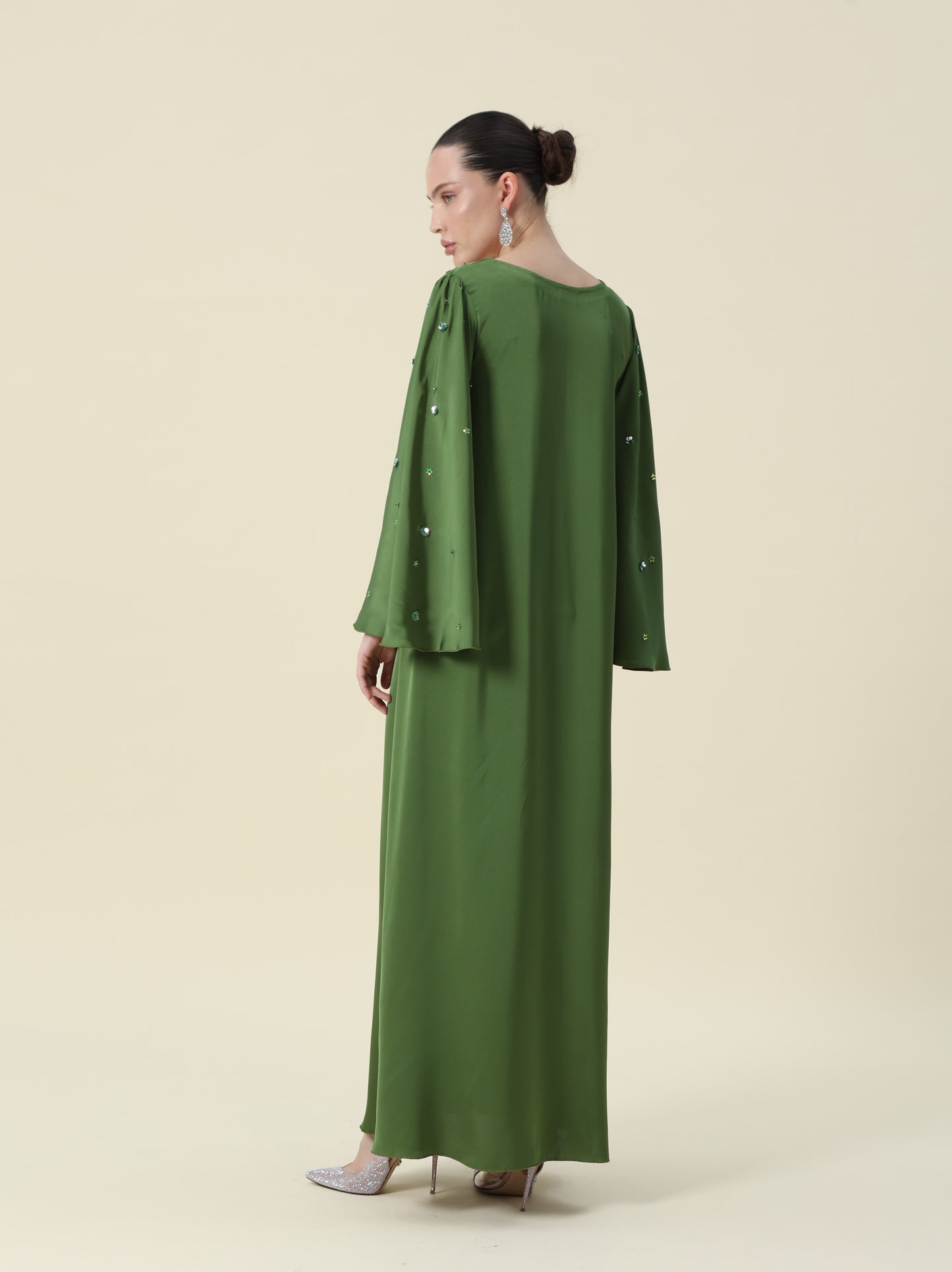 Jallabeya olive green