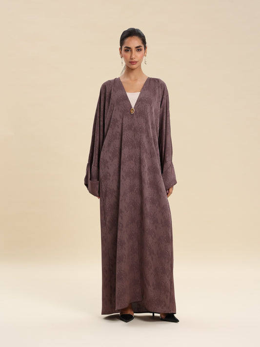 JAQUARD COFFE ABAYA