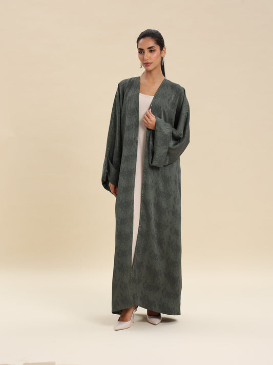 JAQAURD SATIN ABBAYA OLIVE