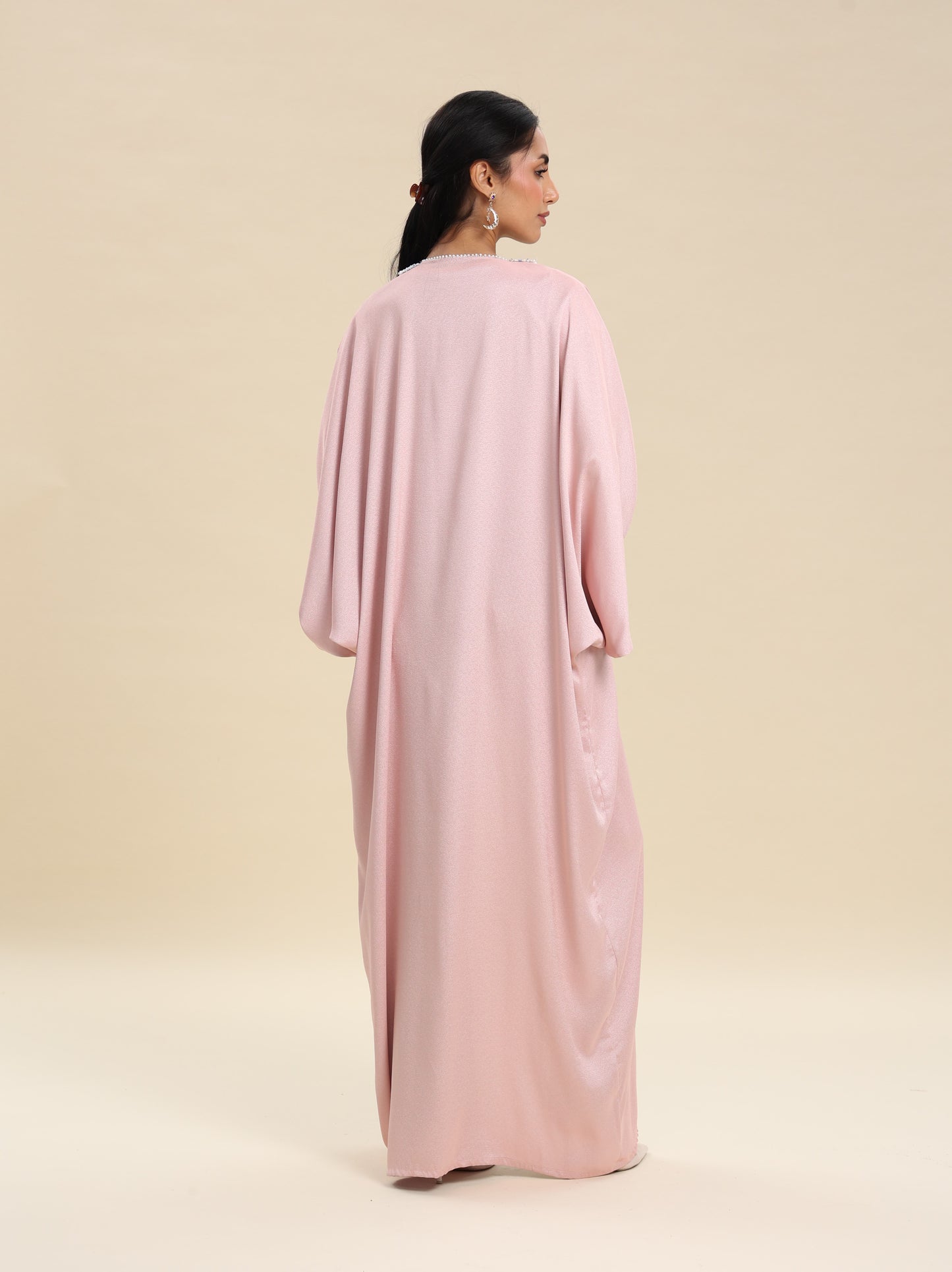 PINK BISHT WITH BLUE REVERSE