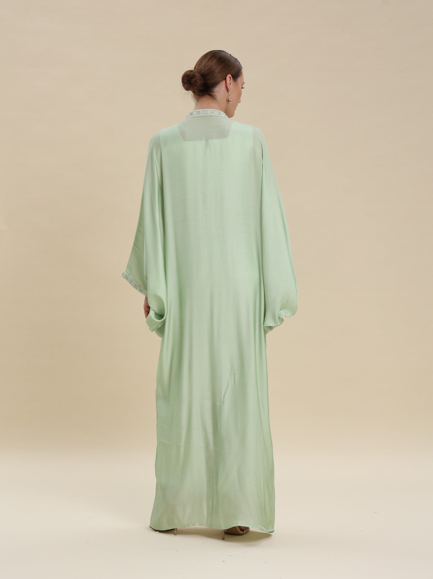BISHT PISTACHION GREEN MIX COTTON
