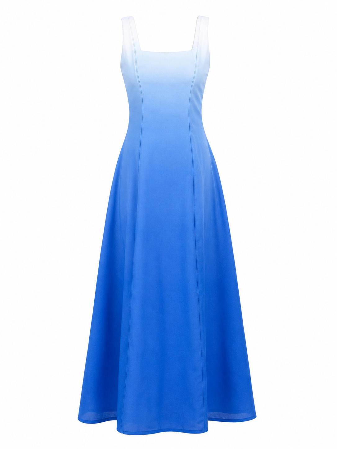 OMBRE WHITE BLUE DRESS