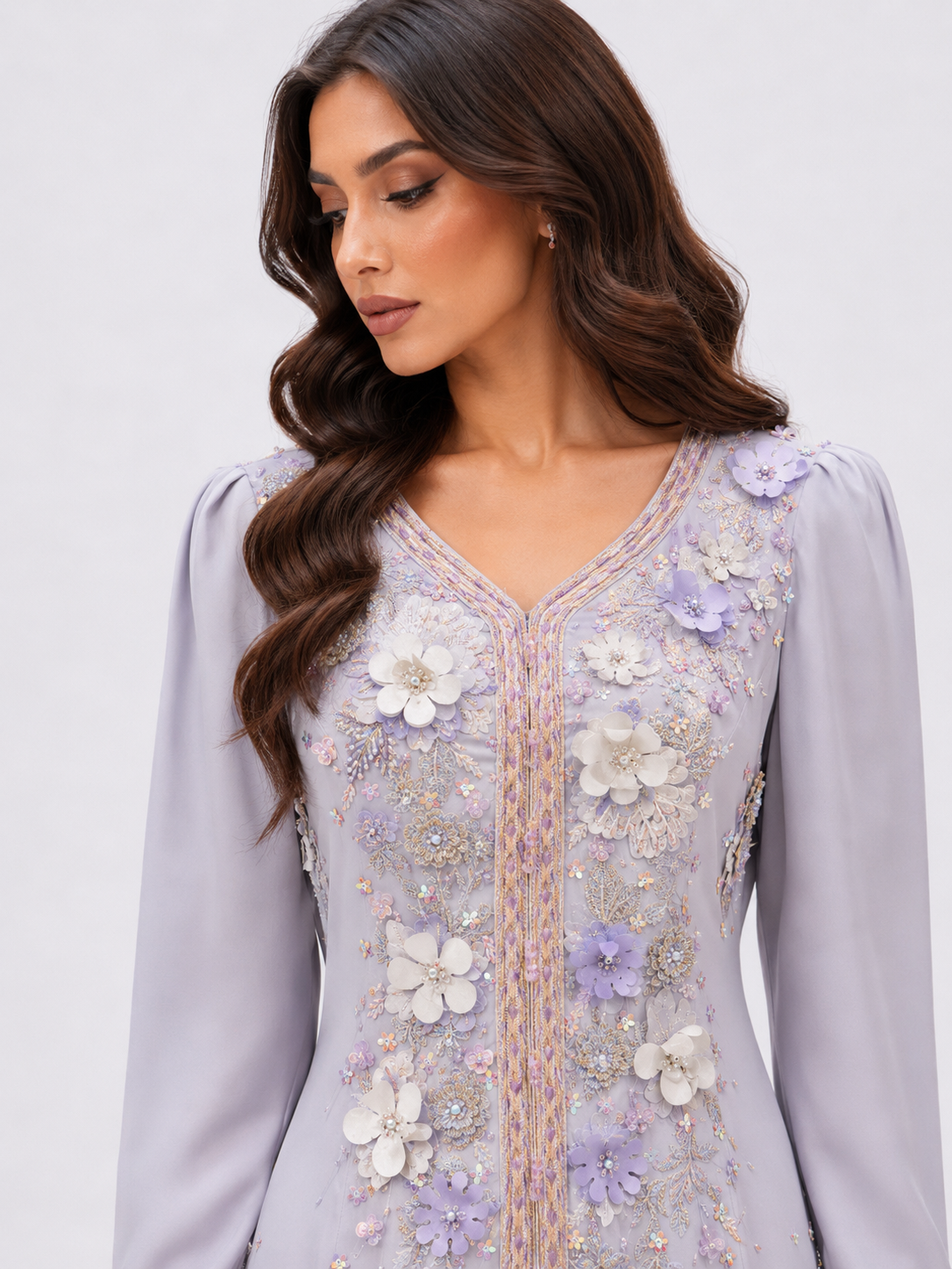 Soft Lavender Caftan