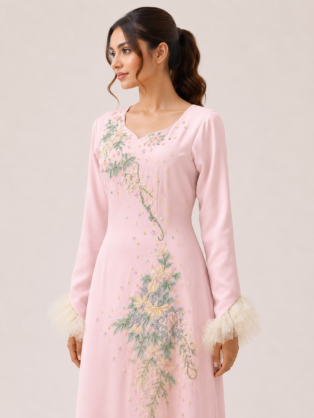 Pink Rich sp dress with yellow details
