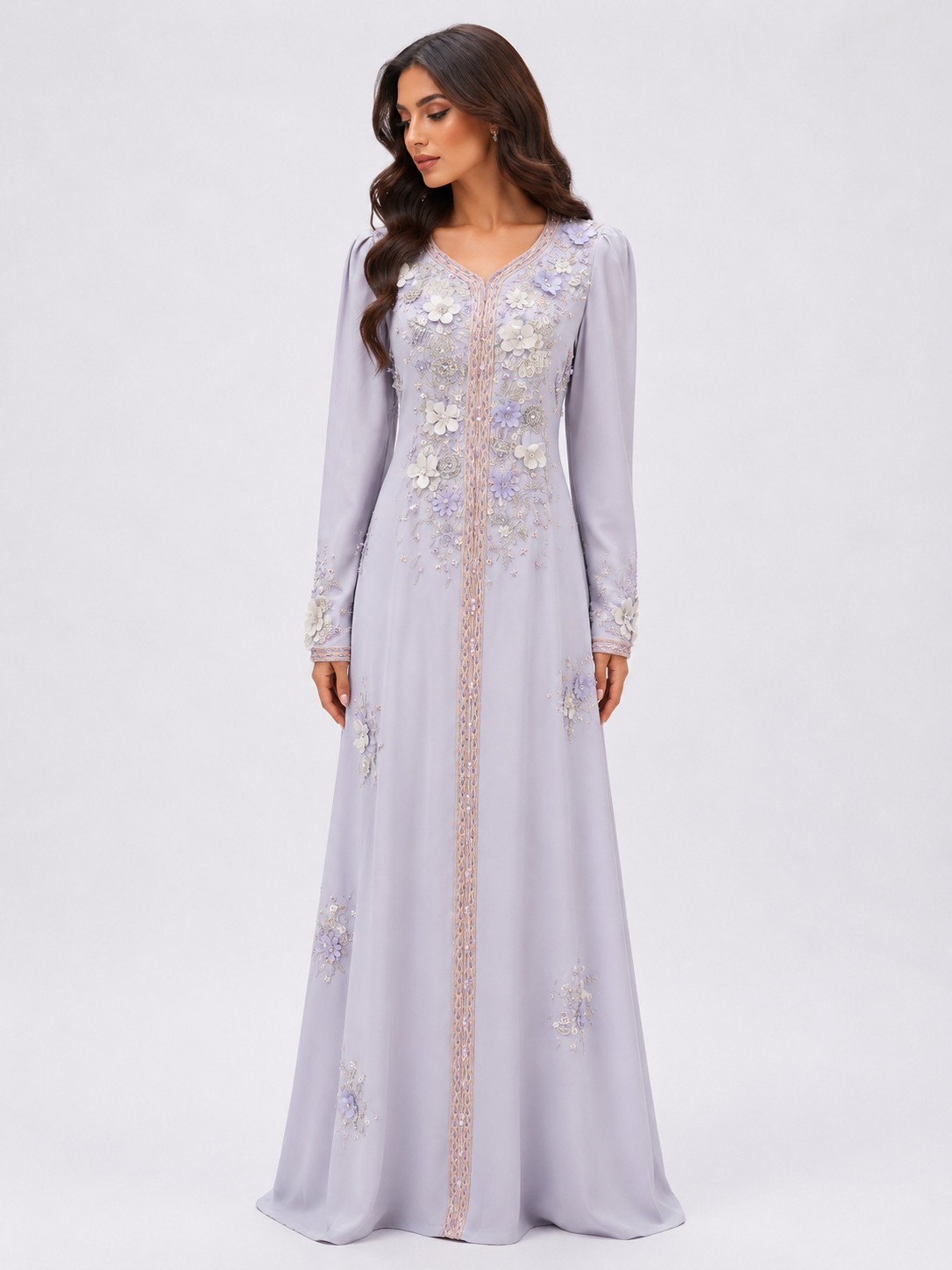 Soft Lavender Caftan