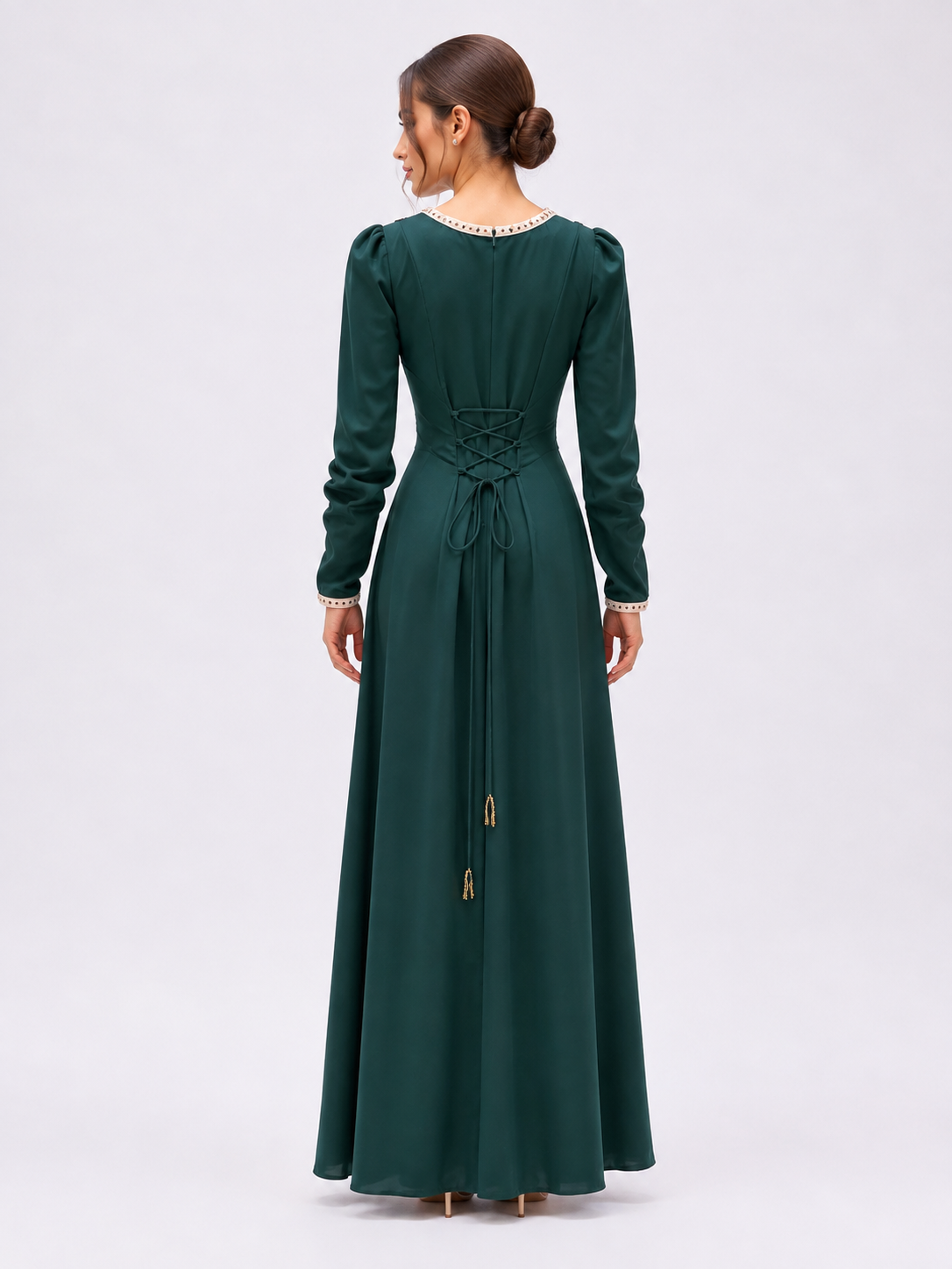 Deep Emerald green Caftan