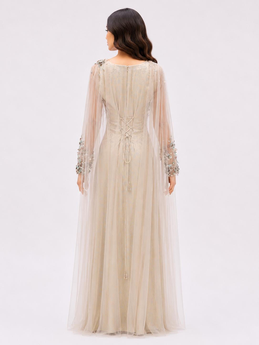 Cotton Jacquard Shiny golden olive Shiny Dress
