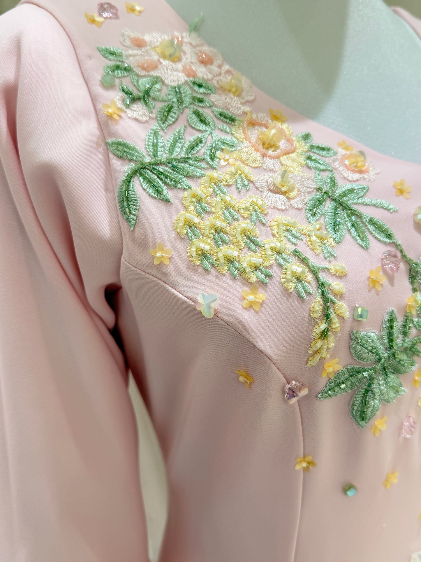 Pink Rich sp dress with yellow details