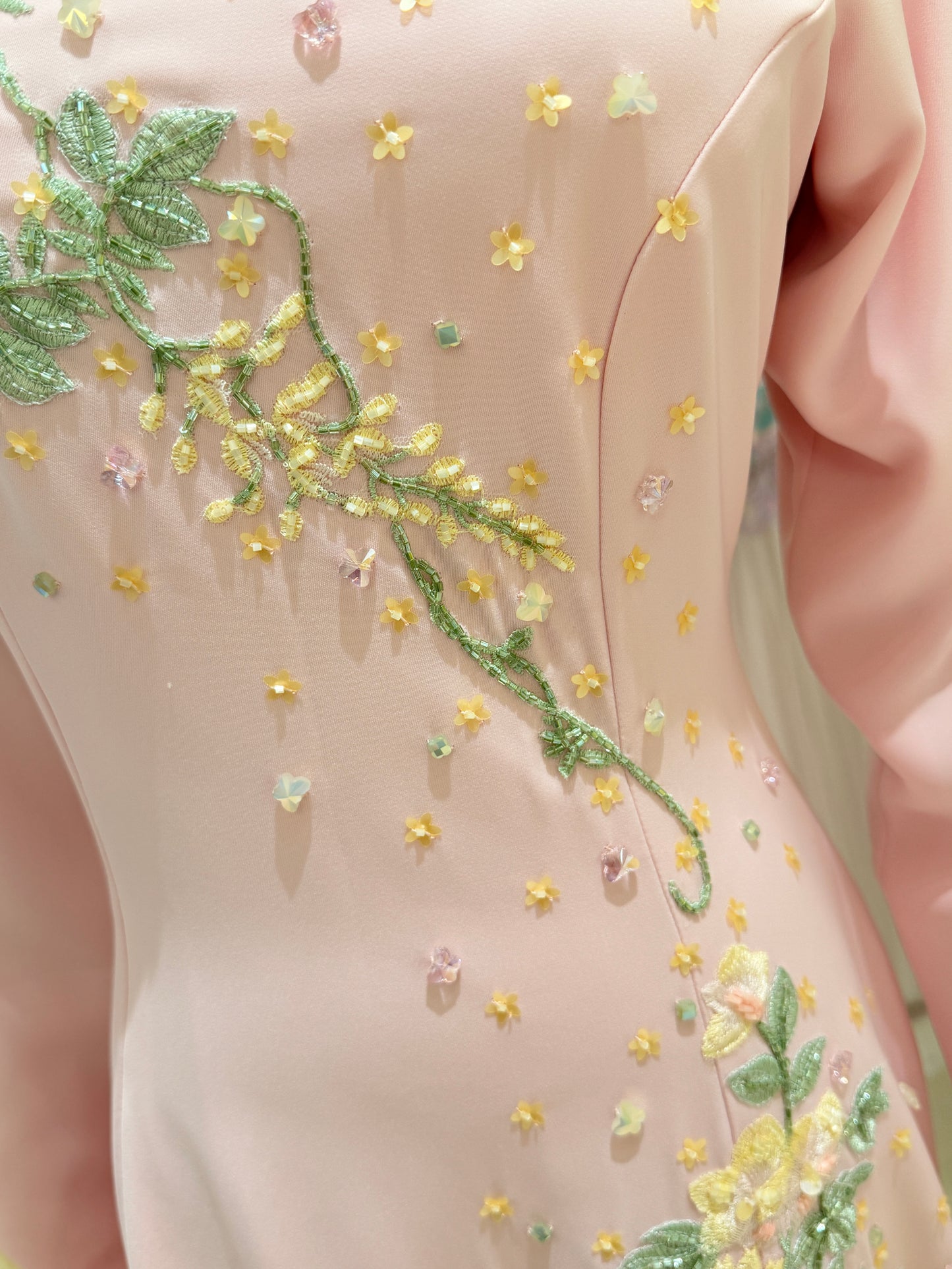 Pink Rich sp dress with yellow details